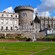 Dublin Castle has a medieval tower with a Gothic Revival chapel and 18th century state apartments